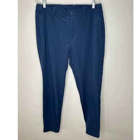 Mack Weldon Navy Blue Radius Flex Jogger Chino Pants L - Picture 7 of 16